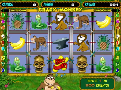 Демо слот Crazy Monkey